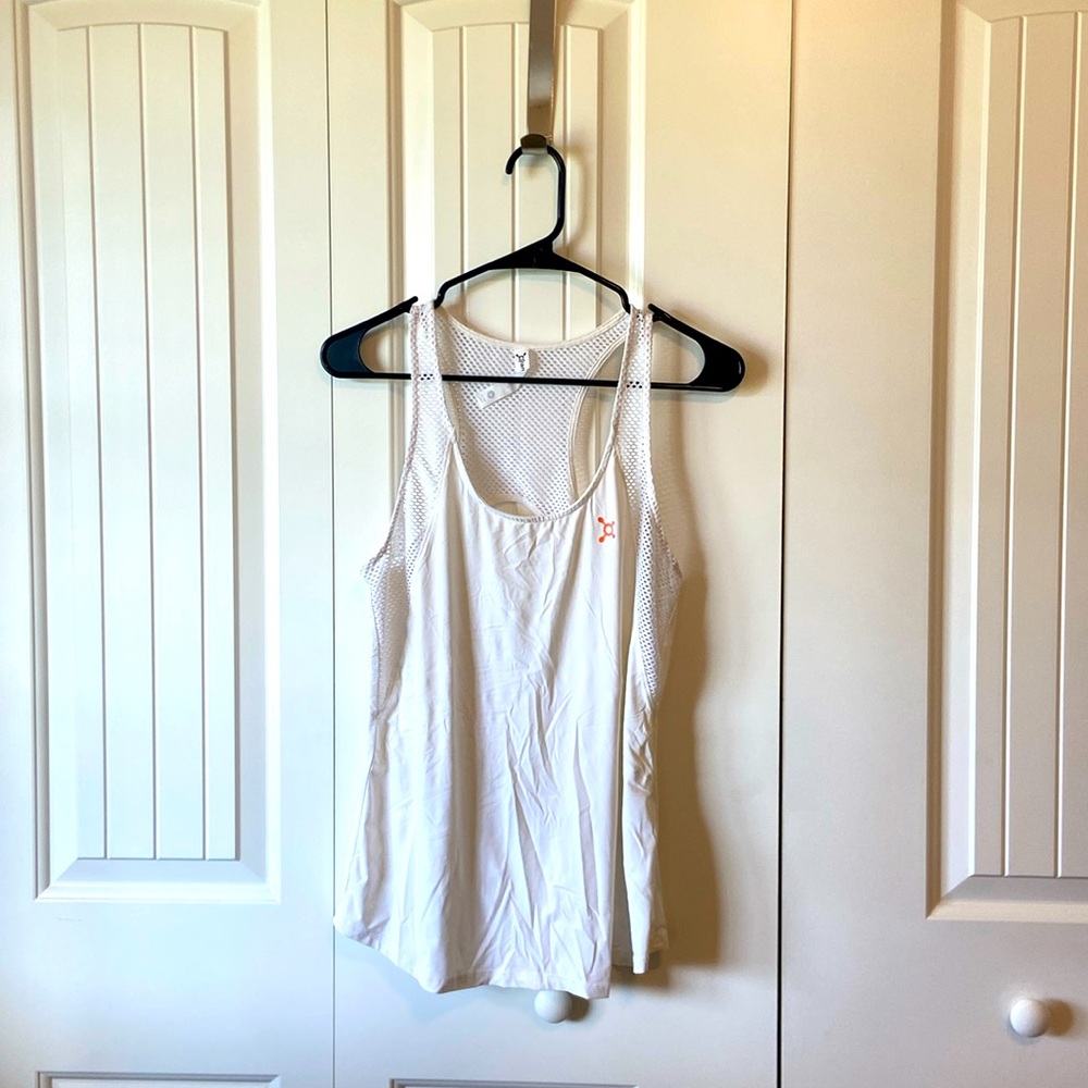 Orangetheory Fitness Mesh Open Back Racker Back Tank